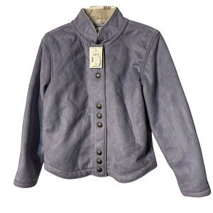 Christopher & Banks Button-Up Lavender Jacket M Western